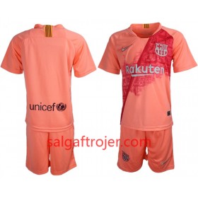 FC Barcelona Fodboldtrøjer Børn 3. sæt 2018/19 Kort ærmer